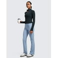 thumbnail image 3 of CRZ YOGA Butterluxe Womens Cropped Slim Fit Workout Jacket Track Athletic Full Zip Up Tops, 3 of 5