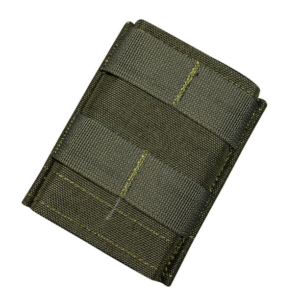 Advancent Bolsa de nailon para revistas, portador individual, resistente al agua, con férula, organizador de herramientas, soporte para acampar, de Verde Advancent OD021822-04