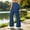 Blue womens pants 02, variant on MMJ Cargo Pants for Women Flare Leg High Waist Fleece Lined with Pockets Stretch Casual Trousers Full Length Comfortable Warm Outdoor Hiking Travel