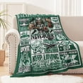 thumbnail image 2 of Sport Style Blankets for Football Fans, Football Blanket Gifts, Football Lovers Gift, Team Color Flannel Blanket 60"X50", 2 of 6