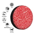 thumbnail image 4 of Sikiie Beef2 PVC Leather Spare Tire Wheel Cover Spare Tire Cover, for Car Truck SUV Camper Trailer Universal Fit(14-17in)-15 inch, 4 of 6