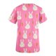 thumbnail image 3 of Puntoco Liquidación de blusas cortas para mujer Blusas estampadas para mujer Blusa de trabajo con cuello en V y manga corta con doble bolsillo, 3 of 4