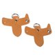thumbnail image 1 of 2 piezas de anillos para correa de bolso, anillos para billetera, hebillas, perforadores, anillos universales para billetera Naranja, 1 of 8