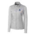 thumbnail image 2 of Women's Cutter & Buck  Gray Hartford Yard Goats Stealth DryTec Hybrid Quilted Full-Zip Windbreaker Jacket, 2 of 3