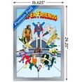 thumbnail image 3 of DC Comics TV - Super Friends - Team Wall Poster, 14.725" x 22.375", Framed, 3 of 5