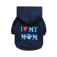 thumbnail image 1 of Pet Autumn Winter Clothes Fleece Cloth with Hat Hoodie Adjustable for Small Medium Large Dogs Teddy Breeds, 1 of 2