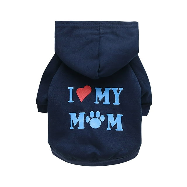 Pet Sweater Cloth with Hood for Autumn and Winter Cozy Teddy Apparel for