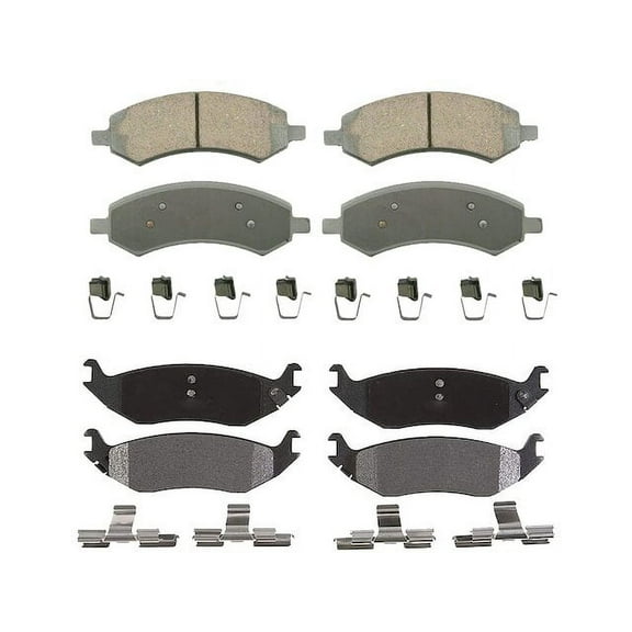 Brake Pad Set - Compatible with 2006 - 2010 Dodge Ram 1500 2007 2008 2009