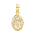 thumbnail image 1 of Medalla San Judas Tadeo Oval mini Oro 14K Horoz V12 W1007, 1 of 4