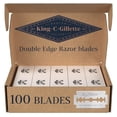 thumbnail image 1 of Cuchillas de afeitar de seguridad de doble filo King C. Gillette, 100 unidades, 1 of 7
