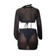 thumbnail image 5 of Conjunto de traje de baño de cuatro piezas con protector solar de hilo de red de color sólido sexy a la moda para mujer Fridja nalpqowj22566, 5 of 8