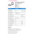 thumbnail image 2 of Front Brake Rotor - Compatible with 1990 - 1997 Honda Accord 1991 1992 1993 1994 1995 1996, 2 of 2