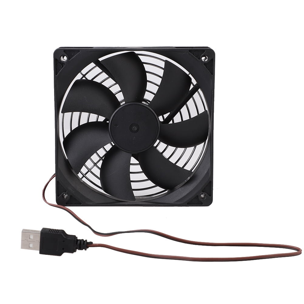 856store Fans Cooling 12cm 1200RPM 5V USB Cooling Fan Cooler for PC Computer Case Router Set-top Box 