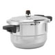 thumbnail image 4 of Olla a presión con rejilla para cocinar al vapor, de acero inoxidable, compatible con cocinas de inducción a gas, 5 l, 22 cm de diámetro interior., 4 of 14