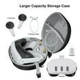 thumbnail image 4 of EVA Carrying Case Portable for Meta Quest 3 VR Glasses Hard Shell Storage Bag With Shoulder Strap for Meta Quest3 VR Accessories Grey A, 4 of 6