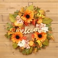 thumbnail image 2 of Corona decorativa de Halloween, colgante para pared, puerta, hoja de arce, 2 of 7