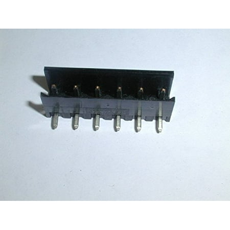 Phoenix Contact Terminal Header - Phoenix Contact 1756324 6 Position RA Terminal Block Header, Black - 1756324