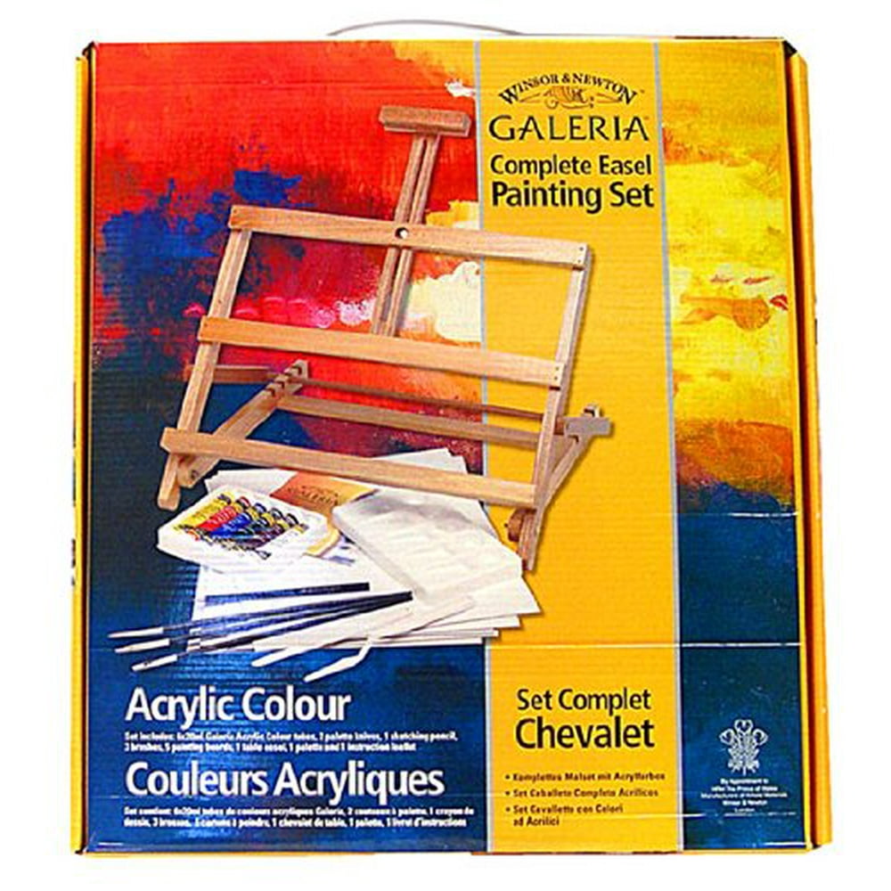 Winsor and Newton 20 Piece Complete Acrylic Painting Set with