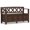 Natural Aged Brown, variant on Amherst 48 inch Wide Solid Wood Transitional Entryway Bench in Fog Grey