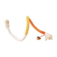 thumbnail image 2 of 1PCS Cat Chew Rope for Teeth - Cotton Durable Cat Chew Toys, Teeth Cleaning Interactive Cat Toy for Kittens Adult Cats Puppy Breeds Indoor Use,Cat Chew Stick Cat Teething Toys Red,27.5 Inch,Yellow, 2 of 9