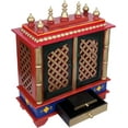 thumbnail image 3 of Indian Handicrafts Export Wooden Home Puja Temple (24X12X30 Inches), 3 of 5