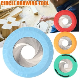 LNKOO Circle Drawing Tool,Adjustable Flexible Rotary Aluminum Alloy Drawing  Circles Geometric Tool,Round Circle Template Ruler for Drafting Alloy