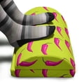 thumbnail image 3 of Pepper Foot Rest, Modern Pop Art with Abstract Colored Creative and Contemporary Chili, Non-Slip Backing Adjustable Ergonomic Memory Foam Leg Support for Office, Yellow Green Magenta, by Ambesonne, 3 of 5