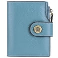 thumbnail image 3 of (2 pack) FALAN MULE Small Wallet for Women Leather Bifold Compact Small Womens Wallet with RFID Blocking, 3 of 9