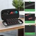 thumbnail image 2 of Fintie Large Carrying Case for Nintendo Switch/Switch OLED Model - Fits AC Adapter Charger, Shockproof Hard Shell Protective Cover w/20 Games Storage , Gray, 2 of 8