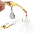 thumbnail image 3 of Sougayilang Jigs Fishing Lures Sinking Metal Spoons Micro Jigging Bait, 3 of 8