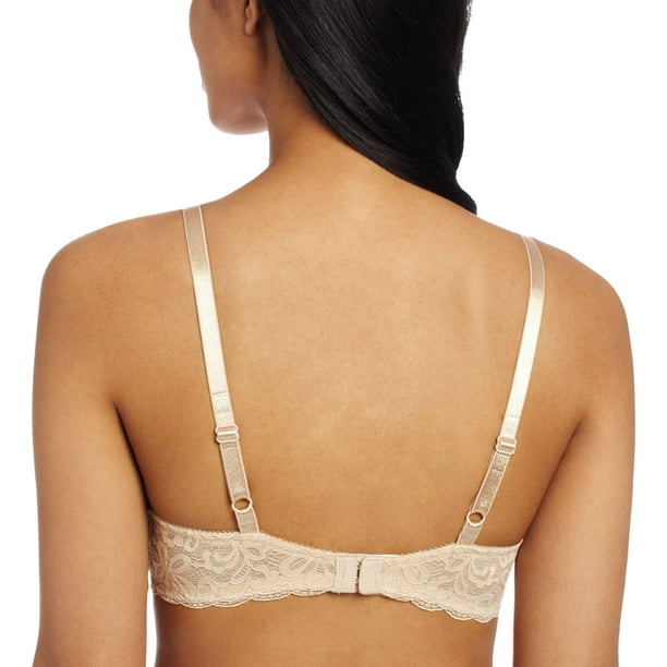 Wacoal Women's All Dressed Up Contour Bra, Naturally Nude, 34DDD