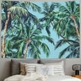 thumbnail image 2 of Creowell Palm Tree Green Leaf Tapestries Multi Size Tropical Jungle Tree with Fruits Nature Plants Tapestry for Bedroom Aesthetic Home Decor Backdrop Men Women Dorm Wall Tapestry Painting, 2 of 6