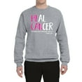 thumbnail image 2 of Faith Jesus Believe Awareness Unisex Crewneck Graphic Sweatshirt, Heather Grey, 3XL, 2 of 3