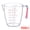 Pink 900ml, variant on Unique Bargains Measuring Cup PS Material for Wet Ingredients Green 200ml