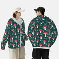 thumbnail image 6 of Gaeub Amanita Mushroom Men's and Women's UPF 50+ Long-Sleeved Sun Protection Clothing, Fishing Shirt Long Sleeve Zip - Small, 6 of 9