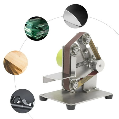 

7-Speed Electric Belt Sander Gear Adjustable Sanding Grinding Machine 0-10000rpm Mini Belt Sander