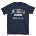 thumbnail image 1 of Lake Mohegan New York Classic Established Men's Cotton T-Shirt, 1 of 1