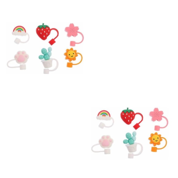 Tapón de pajita de silicona Bewildely Tipo 2 2Conjunto