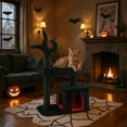 thumbnail image 6 of UBesGoo Black & Red Cat Tree, Gothic Style Tower with Coffin Bed & Heavy Duty Construction, 6 of 7