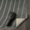 thumbnail image 5 of Luxe Weavers Modern Geometric Wave Anthracite 8x10 Area Rug, Stain Resistant Carpet, 5 of 9