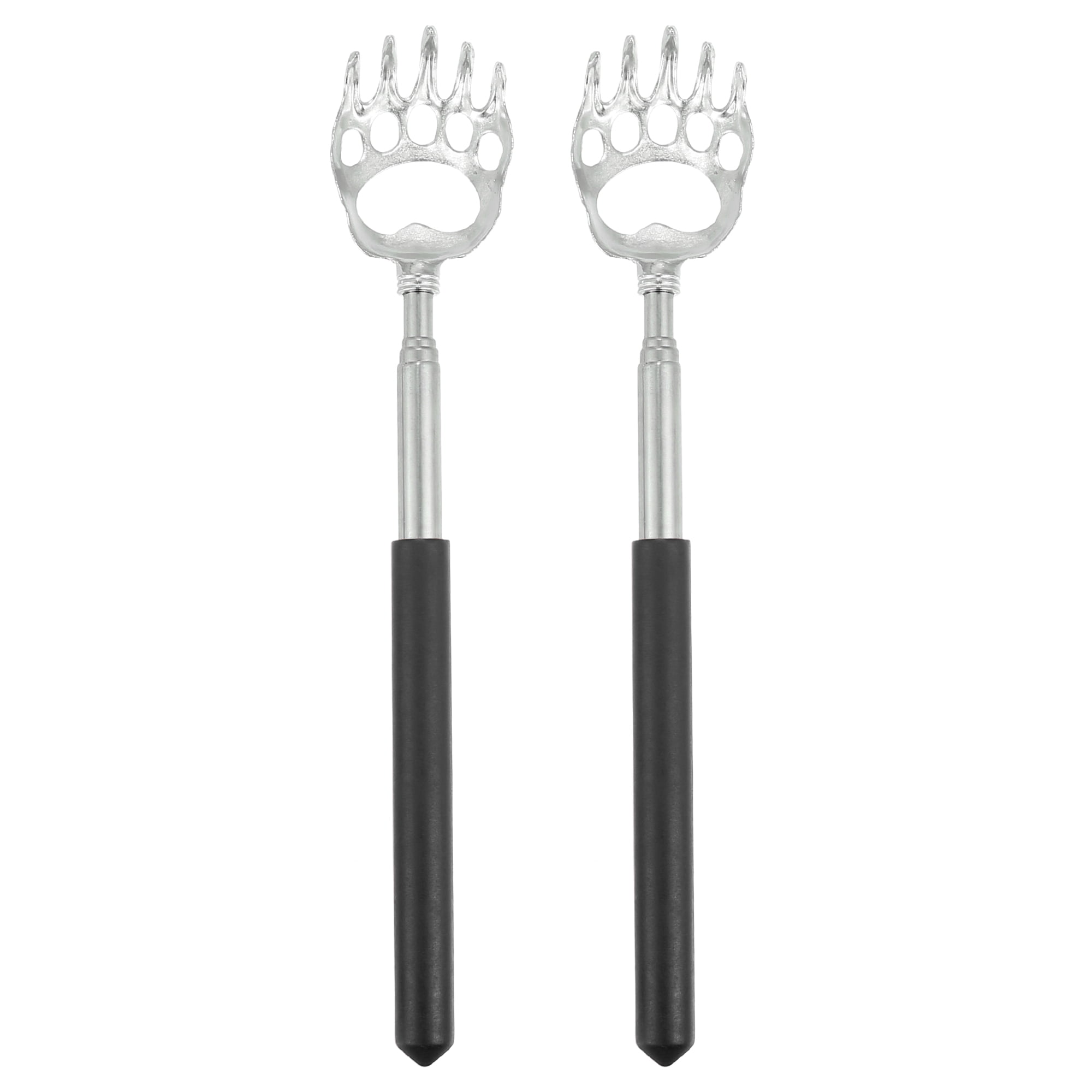 Unique Bargains 2 Pcs Extendable Bear Claw Stainless Steel Back