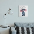 thumbnail image 2 of Stupell Industries Patriotic God Bless America Country Quote Jar Flags Canvas Wall Art Design by Lettered and Lined, 16" x 20", 2 of 6