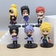 thumbnail image 2 of Figura modelo de moda Fire Ninja Q, muñeco Kakashi Sasuke Gaara gashapon, adornos de decoración de escritorio, 2 of 5