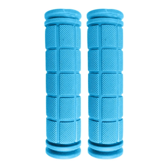 Qonioi Bike Handlebar Grips, 2-Pack Soft Rubber Bicycle Hand Grips Accessories, Non-Slip Ergonomic Mountain Bike Handle Grips for Road Folding Fixie Bikes