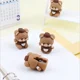 thumbnail image 4 of Lindo oso Sacapuntas de silicona, cortador de lápices Manual de un solo orificio, juguetes de regalo para niños, papelería Kawaii, suministros escolares y de oficina, 4 of 4