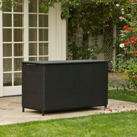 Large Wicker Cushion Deck Box