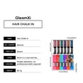 thumbnail image 2 of Juego De Peinetas Temporales GleamXi, Color De Cabello Suave, Desarrollo De Color Natural, Cobertura Uniforme, Crema Para El Cabello A La Moda,2 piezas, 2 of 13