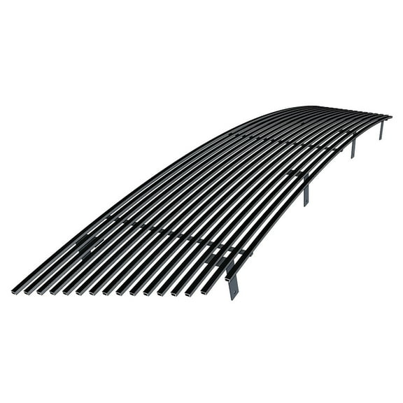 APS Compatible with Ford Econoline Van 1992-2007 Main Upper Stainless Steel SS Black Billet Front Grill Grille Insert F85337H