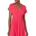 thumbnail image 3 of walmart Essentials Womens Women's Plus Size Surplice Dress_dnu, 3 of 4