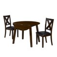 thumbnail image 2 of Brassex 3-Piece Dual Drop Leaf Kitchen Set, Espresso, 2 of 3